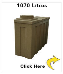 Ecosure Insulated 1070 Litre Water Tank Sandstone - 200 gallons