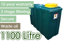 1100 Litre Waste Oil Tank