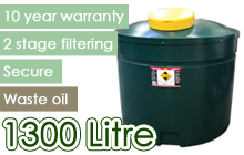 1300 Litre Waste Oil Tank
