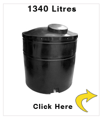 Ecosure 1340 Litre Bunded Water Tank Black - 300 gallons