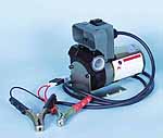 12V pump, 40L/min, switch, handle, lead & croc clips