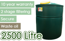 2500 Litre Waste Oil Tank