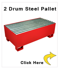 2 Drum Steel Pallet