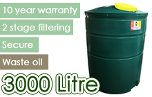 3000 Litre Waste Oil Tank