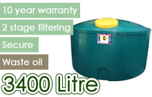 3400 litre Waste Oil Tank