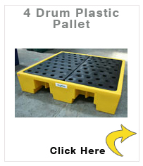 4 Drum Plastic Pallets