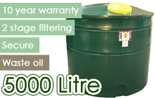 5000 Litre Waste Oil Tank