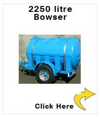2250 Litre (500 gallon) Highway Water Bowser