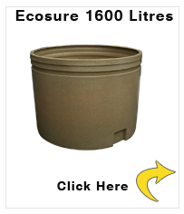 Ecosure Water Trough 1600Ltrs Sandstone - 350 gallons