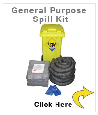100 Litre Wheeled Bin General Purpose Spill Kit