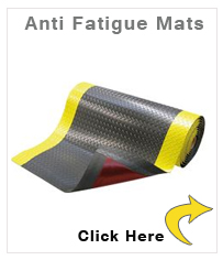 Anti-fatigue flooring, for dry work area, roll width 0.9 metres, length you require, black/yellow