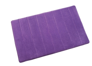 Memory Foam Bathroom Mat Purple 