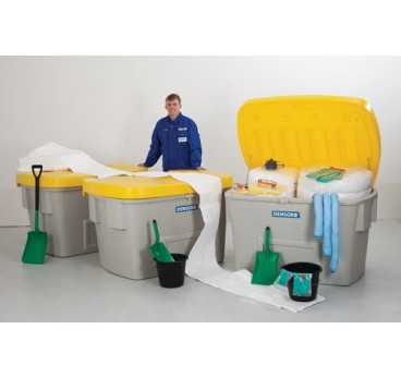 OIL MAXI XXL emergency kit in 3 PE safety boxes, 1900 l