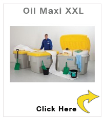 OIL MAXI XXL emergency kit in 3 PE safety boxes, 1900 l