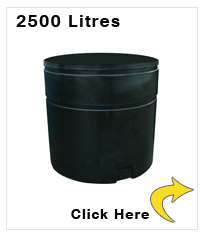 Ecosure Open Top Water Tank 2500 Litres - 550 gallons