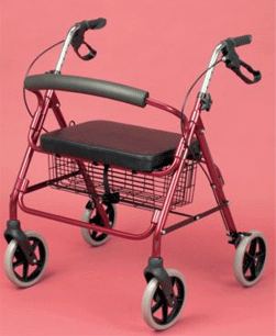 Rollator Extra Wide Ruby