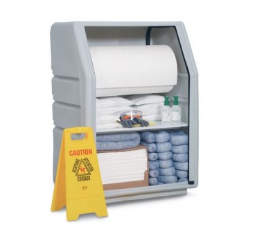 Polyethylene safety cabinet with an absorbent roll, Universal