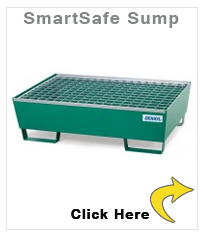 SmartSafe sump with grid, painted