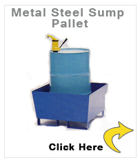 Metal spill/bund pallet
