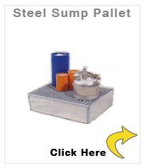 Steel Sump Pallet Optional Grid