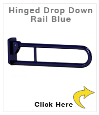 Double Arm Hinged Support Rail In Dark Blue  