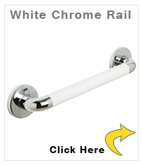 White Chrome Grab Rail