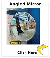 Wide angled mirror SR 600, for inside and outside, manufactured from synthetic materials, round
